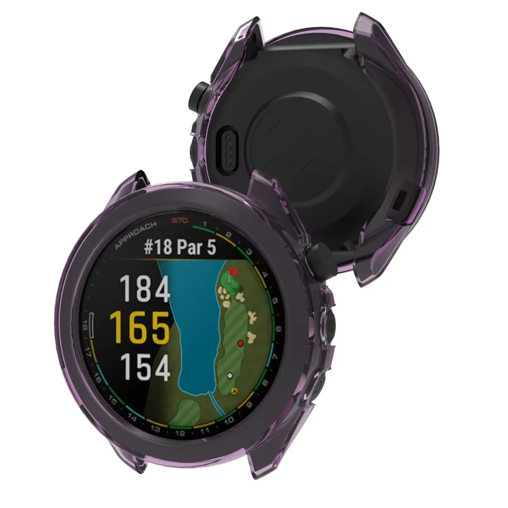 Étui de protection transparent en TPU pour montre intelligente Garmin approche S70 42MM 47MM