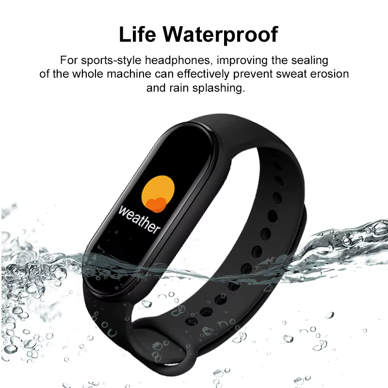 M6 bande intelligente IP67 étanche Sport montre hommes et femme pression artérielle moniteur de fréquence cardiaque Fitness Bracelet intelligent pour Android Ios
