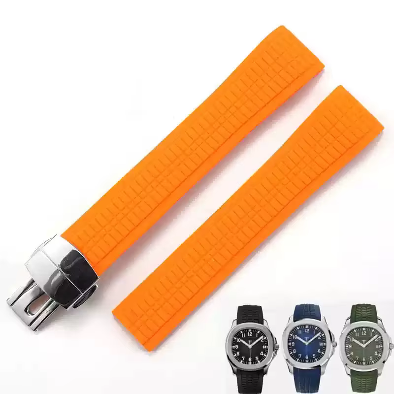 Bracelet de montre en caoutchouc souple de qualité supérieure