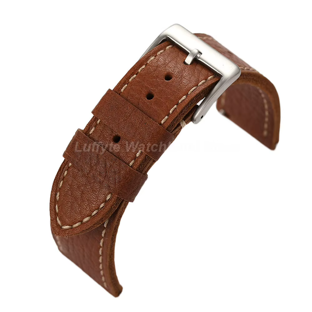 Bracelet de montre en cuir de veau véritable