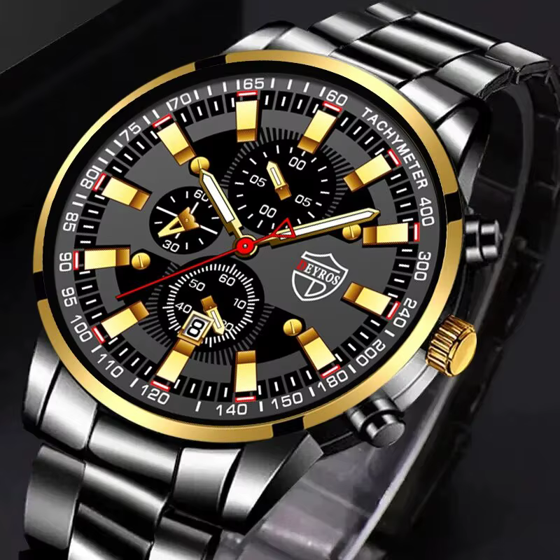 Montre à Quartz numérique pour hommes