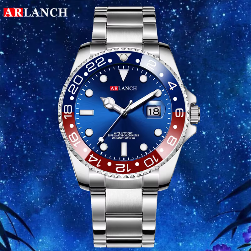 Montre de plongée de luxe de marque ARLANCH pour homme