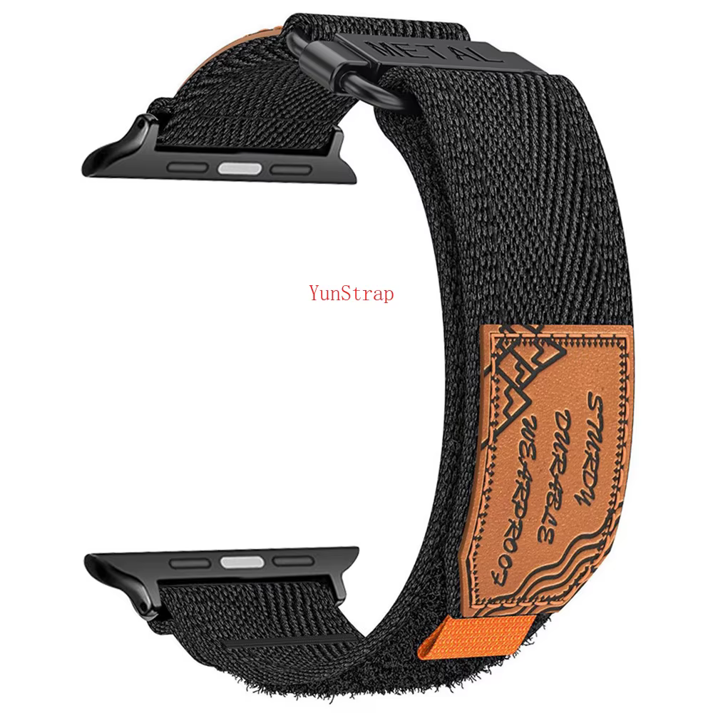 Bracelet en Nylon à boucle pour Apple Watch