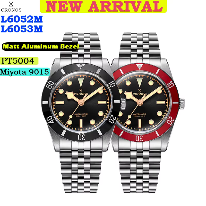 Montre de luxe Cronos pour homme 39 mm