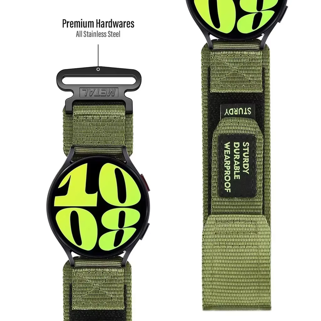 Bracelet en Nylon Camouflage 22mm 20mm