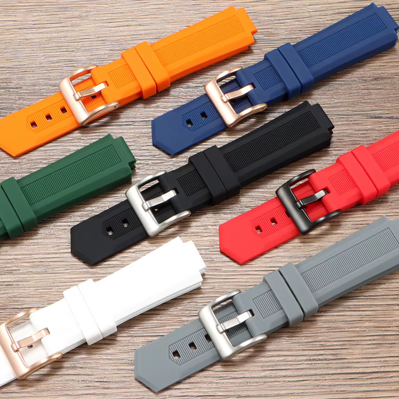 MIDO Multifort bracelet de remplacement en Silicone pour montre M047.507.11 Allen Ren même Style bande Projection 24x12mm