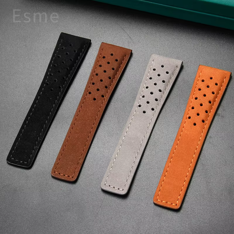 Bracelet de Montre en Cuir de Veau de Qualité Supérieure Délicat