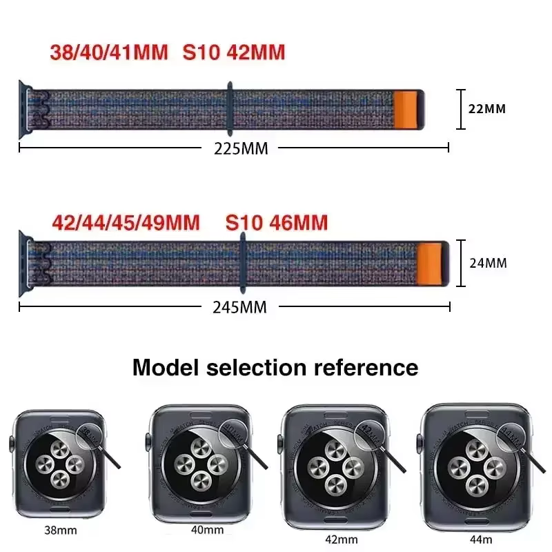 Pour Bracelet de montre Apple 45mm 46mm 42mm 49mm 44mm