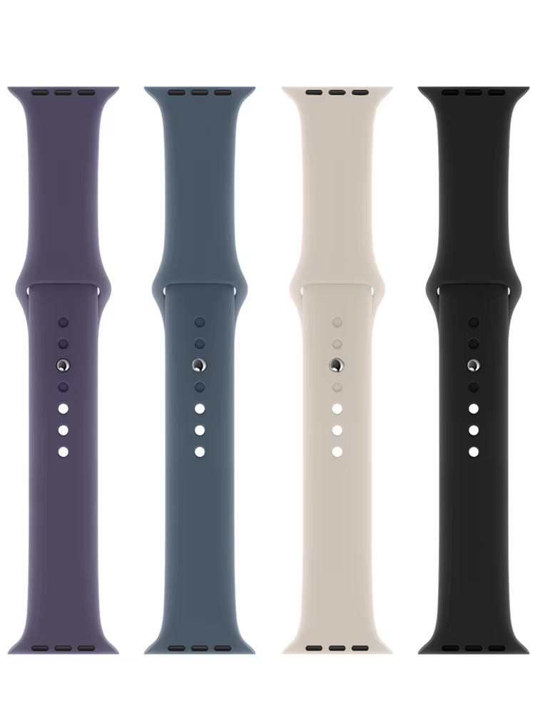 Bracelet en Silicone pour Bracelets de montre Apple 46mm 44mm 45mm 49mm 41mm 40mm 42mm