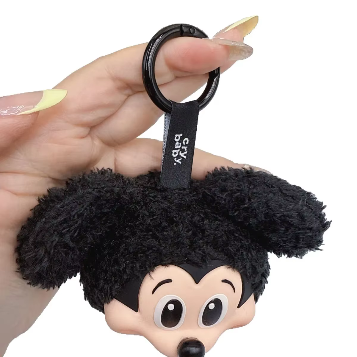 Porte-clés poupée en peluche Mickey Minnie, figurine en vinyle mignonne, cadeau de collection, sac à dos, pendentif de voiture, décoration de maison Anime pour enfants, cadeau d'anniversaire
