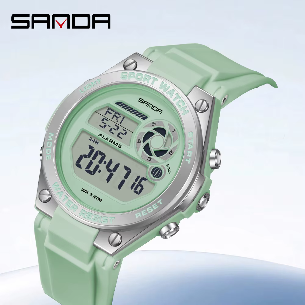 SANDA Nouvelle montre de sport pour femme 9098