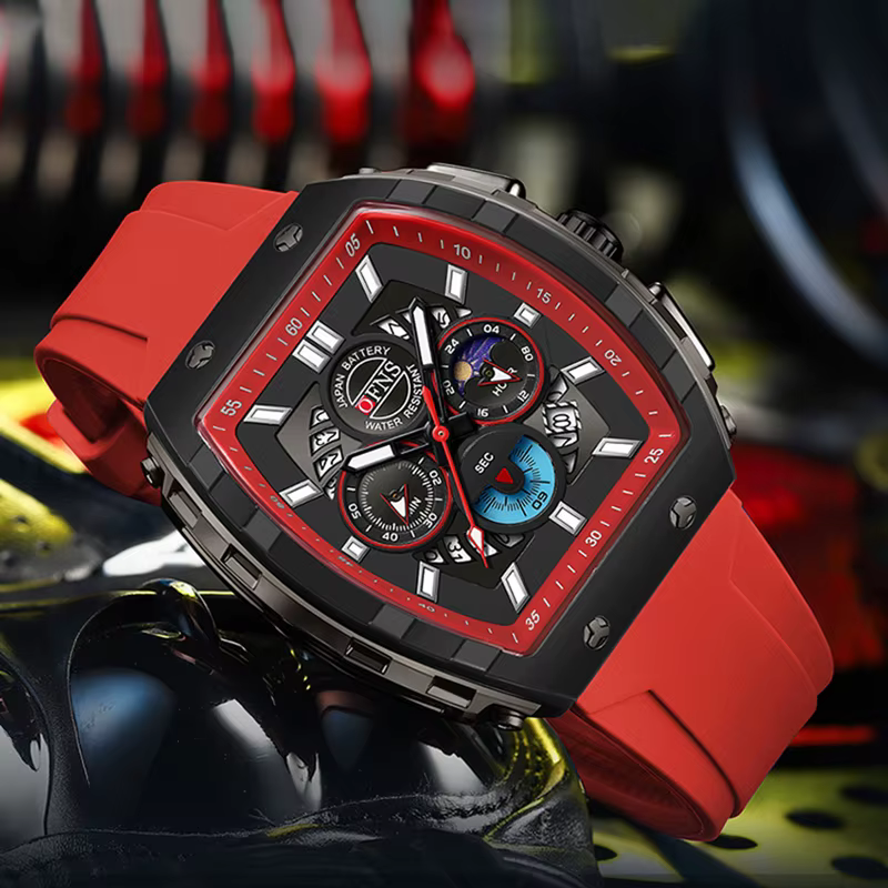 Montres chronographes multifonctions pour hommes