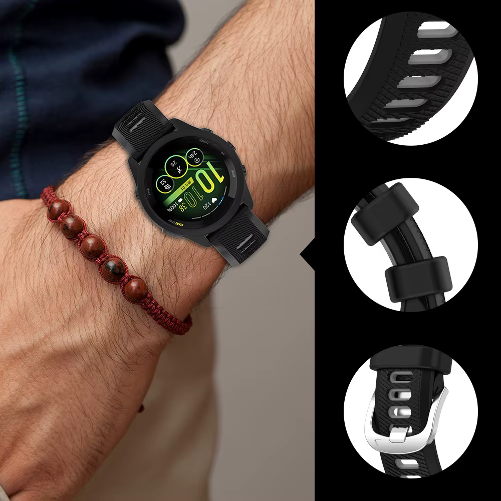 Housse de protection + sangle pour Garmin Forerunner 165