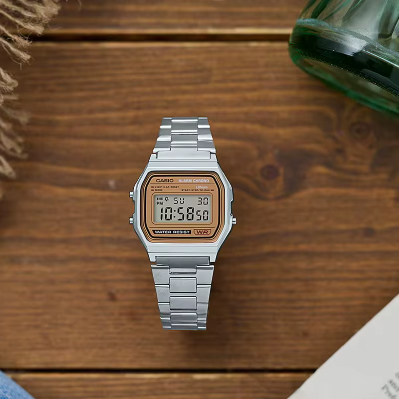 Montre à quartz multifonctionnelle CASIO A158WEA-9
