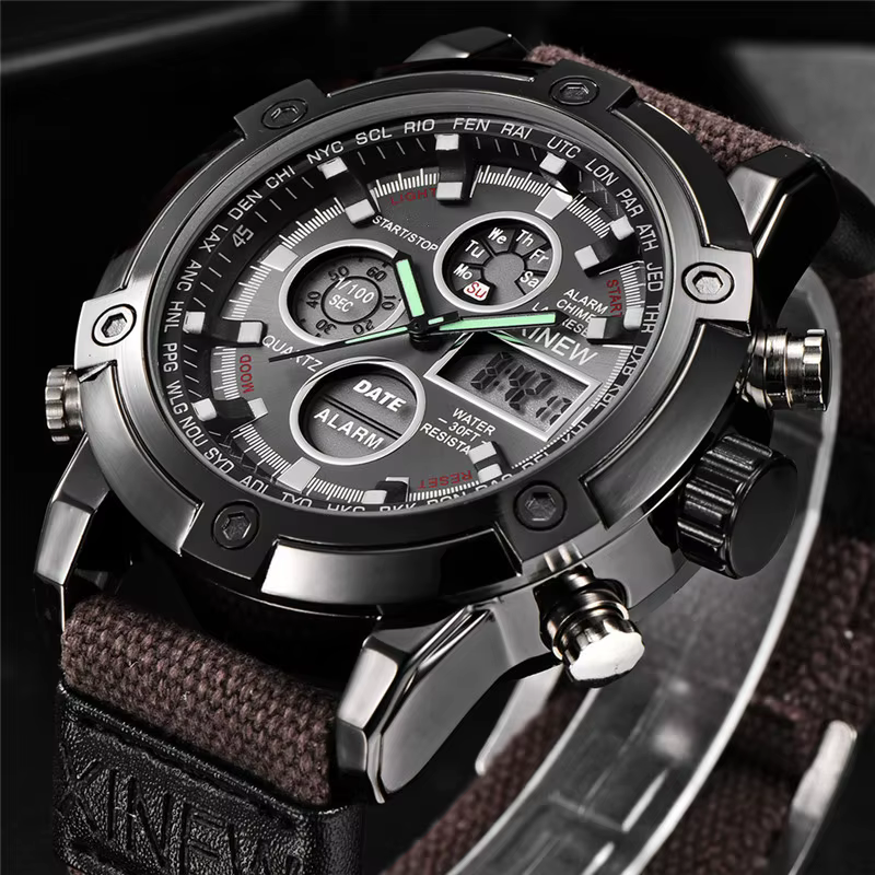 Montre d'affaires chronographe pour homme