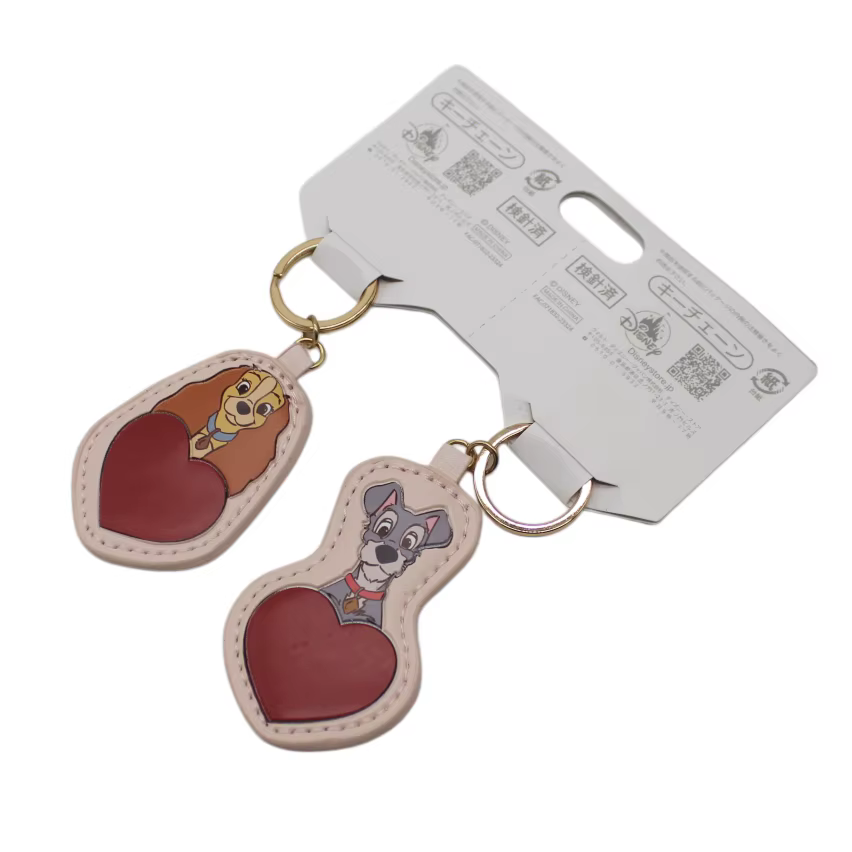 Figurines de dessin animé Lady and The Tramp Mickey Minnie WINNIE THE POOH, jouets amusants, porte-clés, décoration, cadeaux pour enfants, 6 pièces