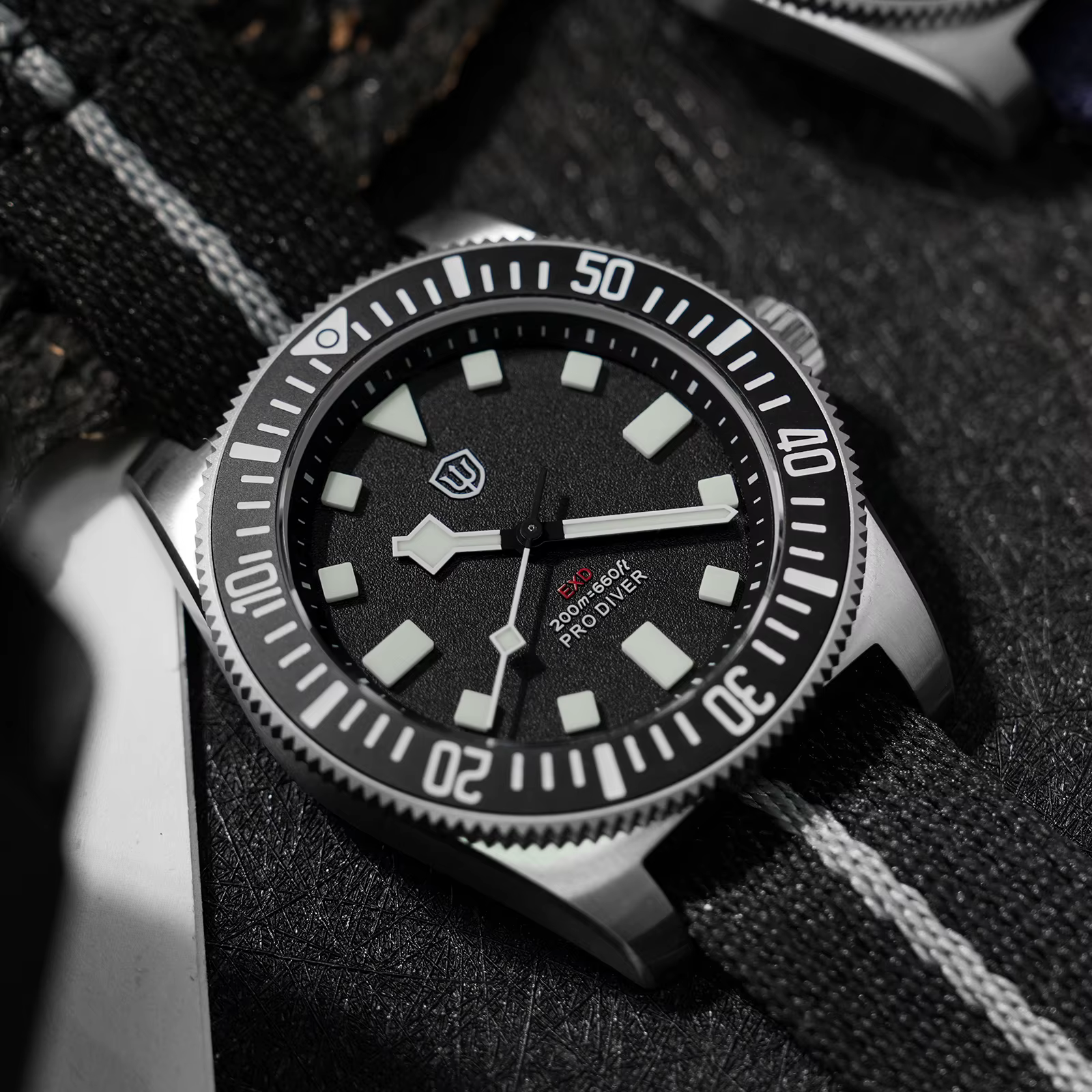 Watchdives EXD V2 40mm montre en titane échangeable X Design VH31 balayage deuxième mouvement montres à Quartz lumineux étanche 200M