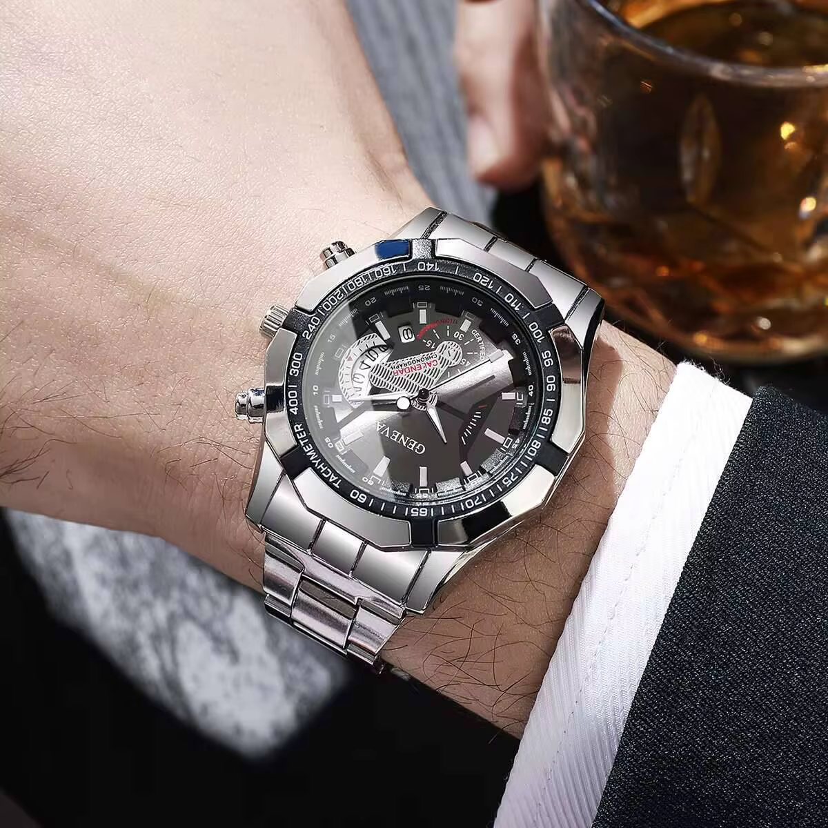 Montres d'affaires de luxe pour hommes