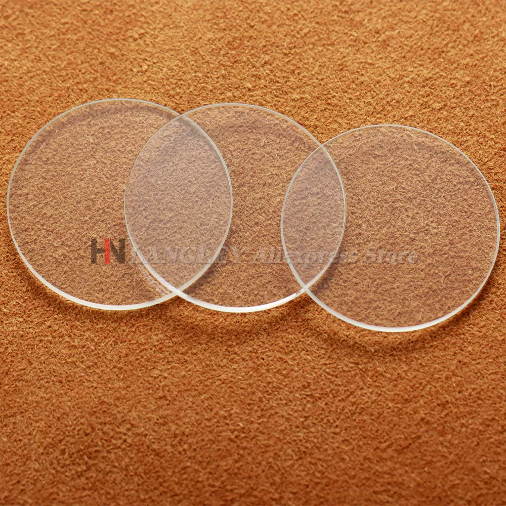Verre de montre rond de remplacement plat