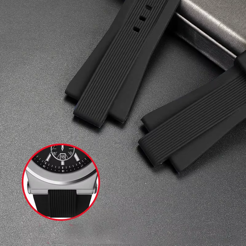 Bracelet de montre en caoutchouc de Silicone de haute qualité pour remplacement Michael Kors MK9019 MK8295 MK8492 MK9020