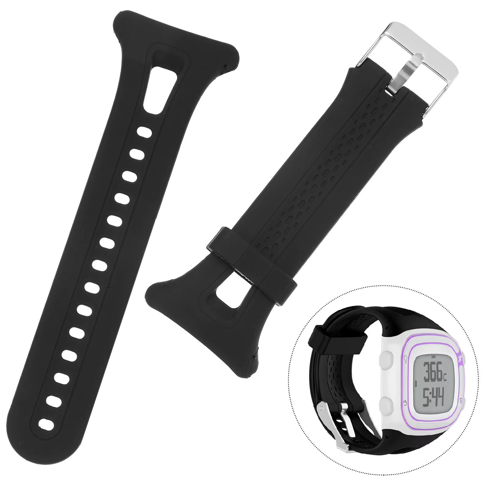 Bracelet de montre intelligent en Silicone réglable pour Forerunner 10 15 Bracelet de remplacement pour Bracelet de montre intelligente Bracelet de montre