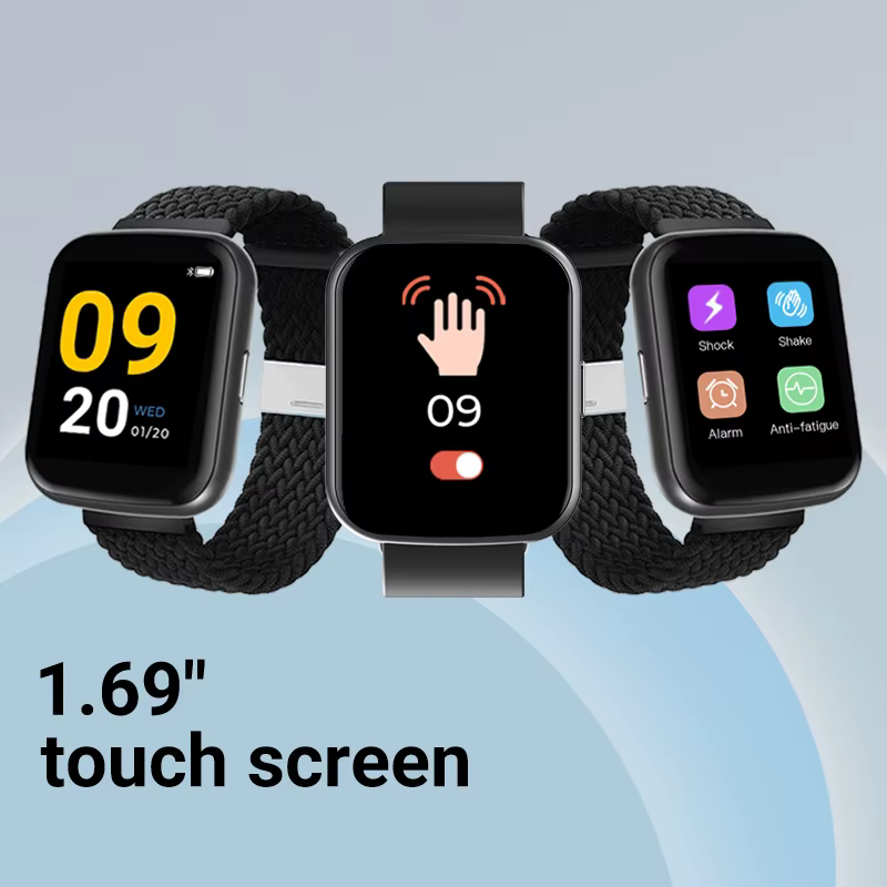 Fitzap3 réveil de choc rt montre d'alarme de choc électrique réveil fort auto-discipline impulsion précoce Anti-Fatigue