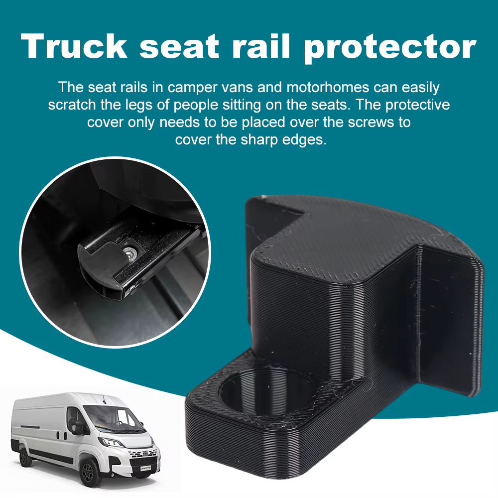 4 protections de rail de siège pour caravane, Fiat Ducato, Citroën Relay, Peugeot Boxer, camions fourgon, camping-cars, pièces de camping-car