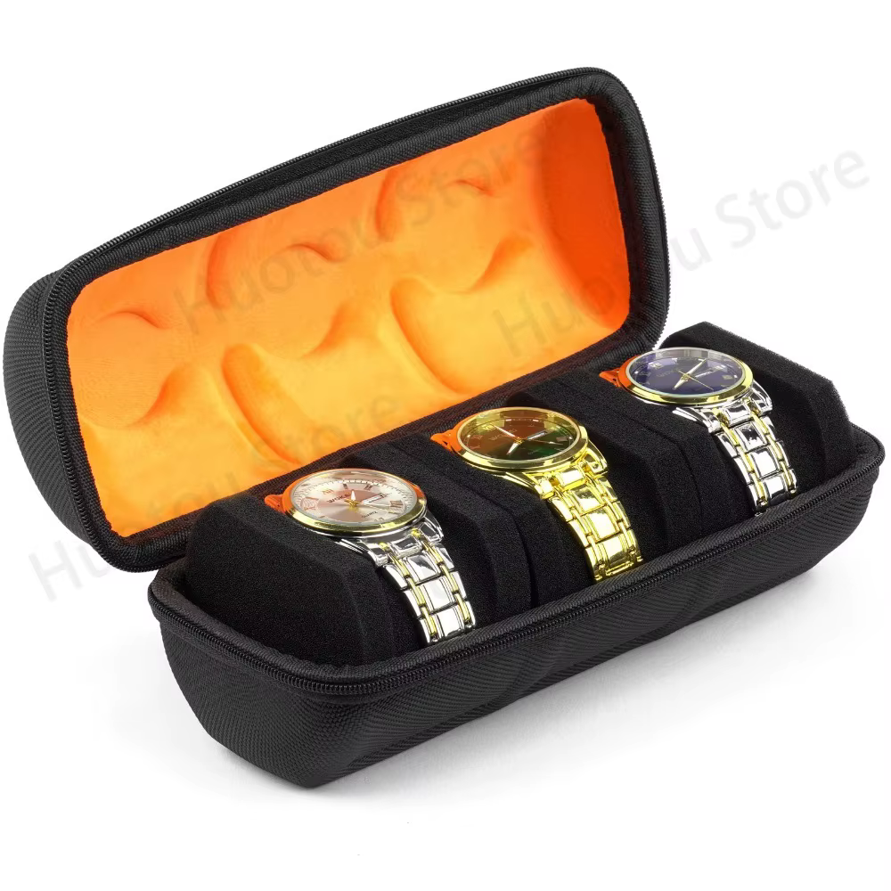 Étui de montre de voyage pour 3 montres-extérieur en nylon durable