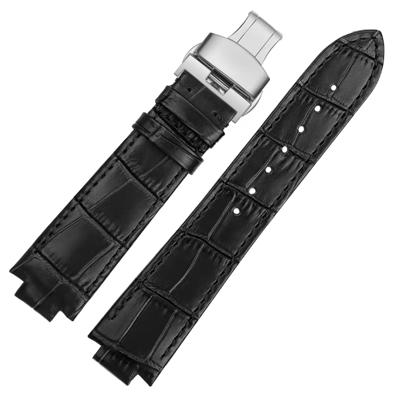 Bracelet de montre en cuir à dégagement rapide pour LV