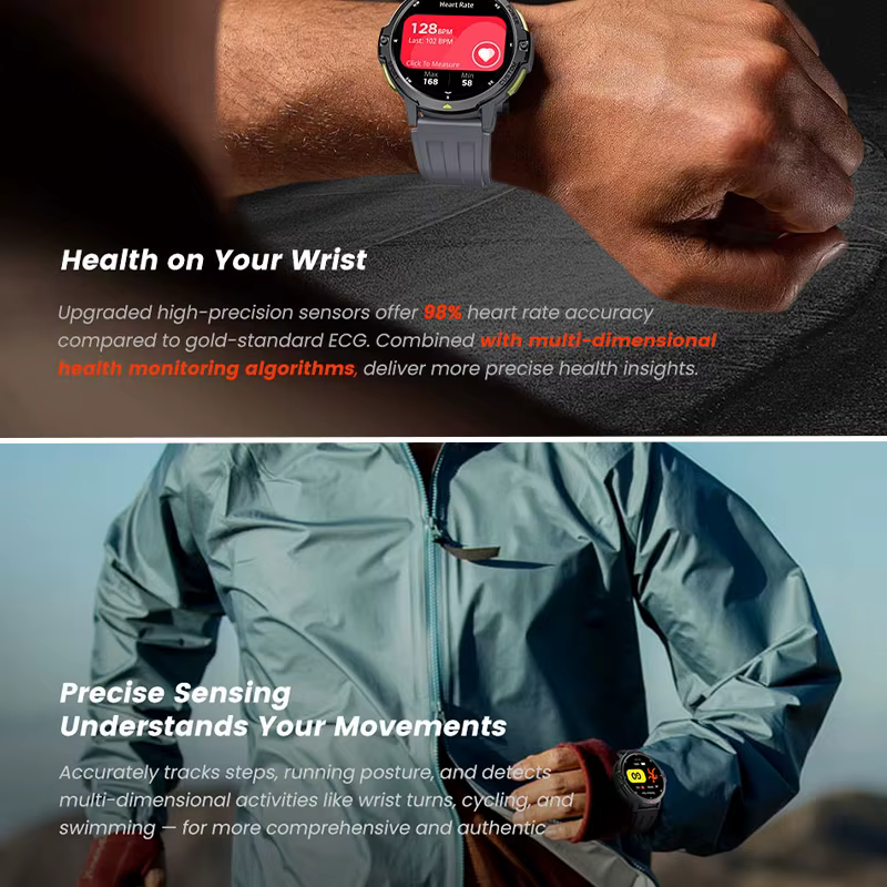 Nouvelle montre connectée GPS avec suivi en temps réel
