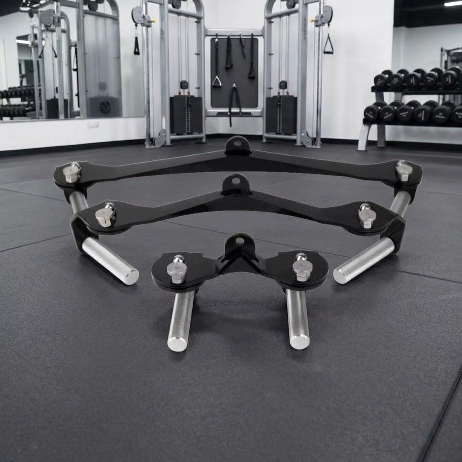 Poignée de traction réglable pour poulie de gym, accessoire de tirage dorsal pour la maison et l'entraînement des débutants