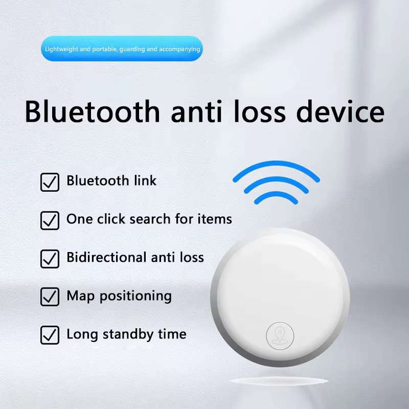 – traceur GPS intelligent Airtag Bluetooth 5.3, fonctionne avec le système Android iOS, Mini localisateur d'étiquette d'air, sac