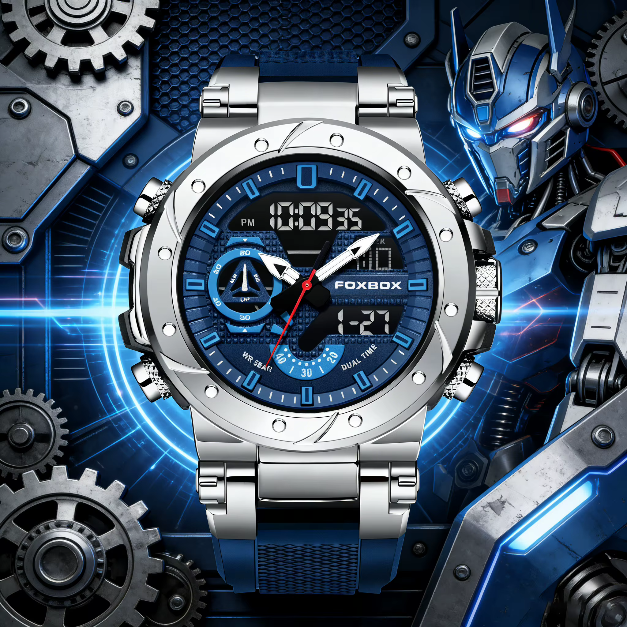 Montre numérique FOXBOX pour homme