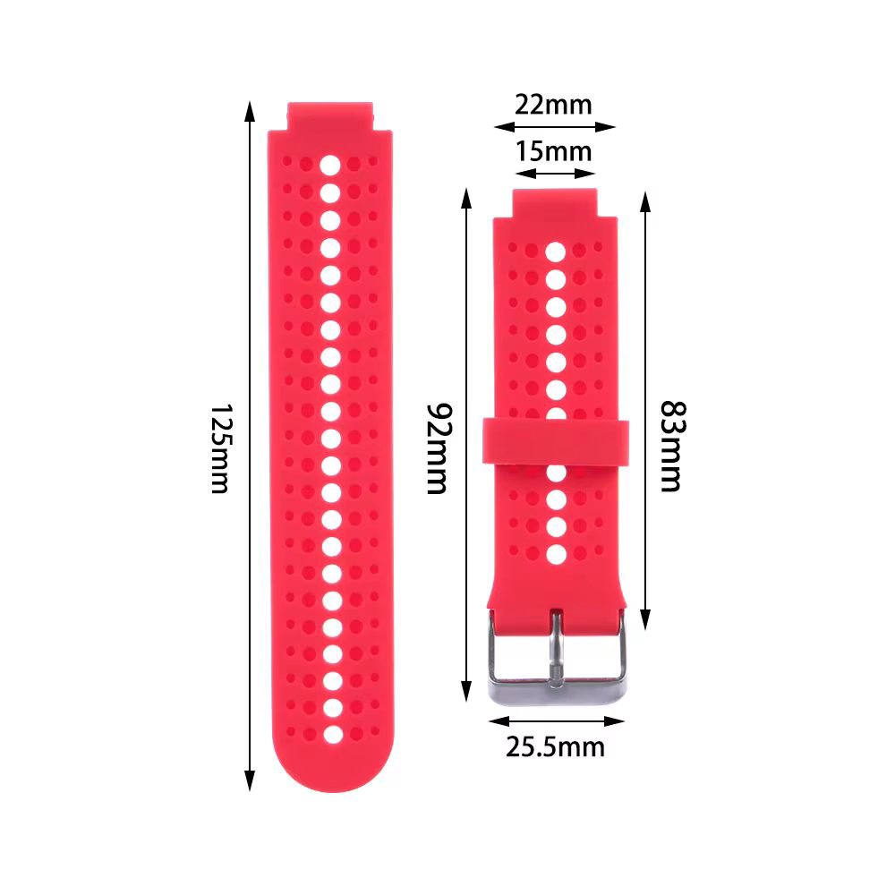 Nouvelle montre intelligente Sport bracelets Silicone Bracelet de montre Bracelet de remplacement pour Garmin Forerunner 220/230/235/620/630/735
