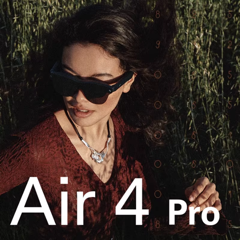 Rayneo Air 4 Pro lunettes AR intelligentes commande vocale 3G IPX-5 étanche 4K Capture vidéo monté sur la tête XR prise en charge d'accord DP