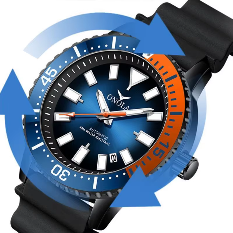 Montres mécaniques à mouvement automatique pour hommes