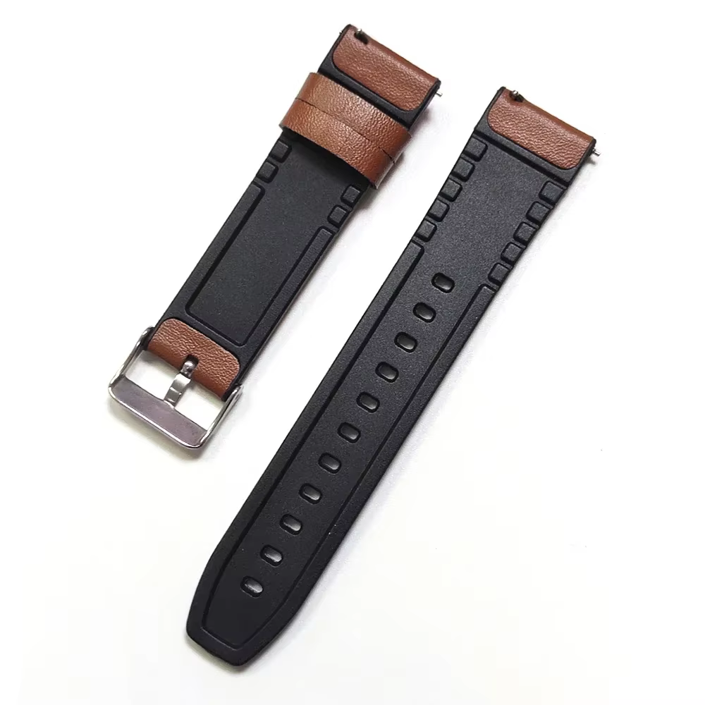 Pour POLAR Vantage V3 M2 M bande 22mm cuir + Bracelet en Silicone