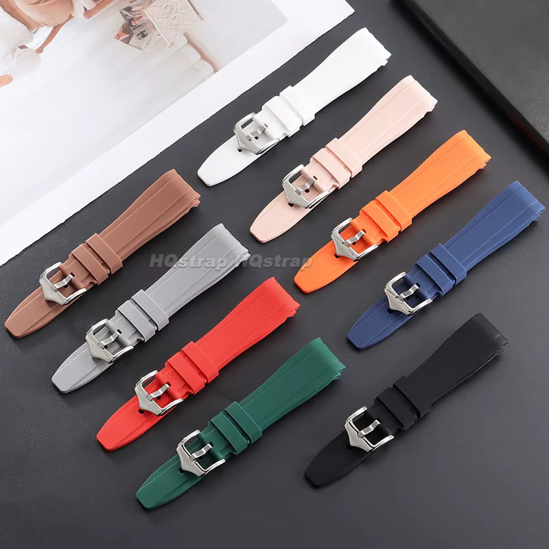 Bracelet de montre en caoutchouc 20 mm 22 mm pour Rolex
