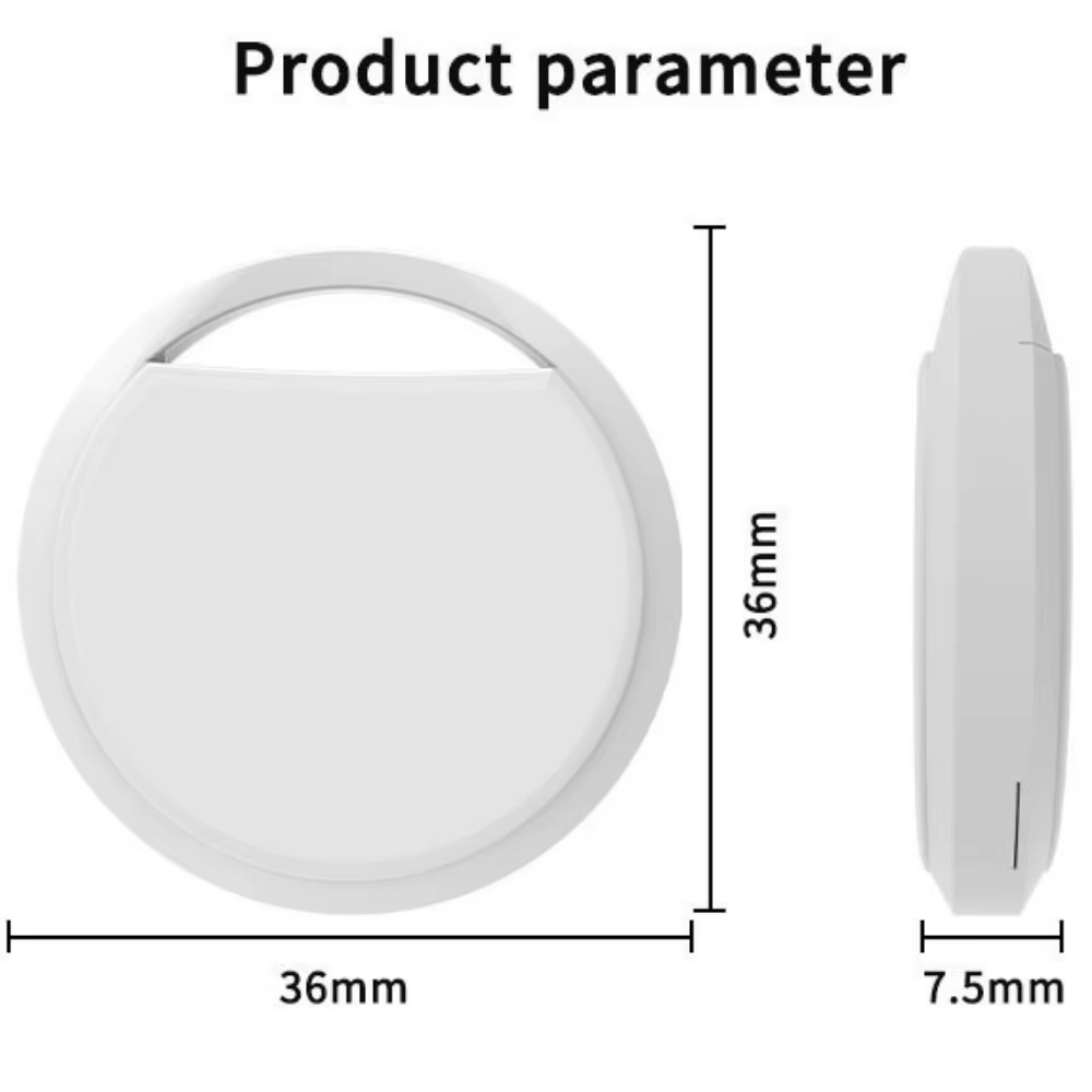 Étiquette GPS Smart Air Bluetooth, dispositif Anti-perte, traceur intelligent pour clés, portefeuille à bagages, étiquette intelligente, fonctionne avec Apple Find My (iOS uniquement)