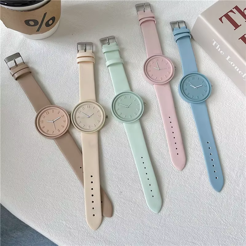 Makaron-Montre à Quartz pour Femme