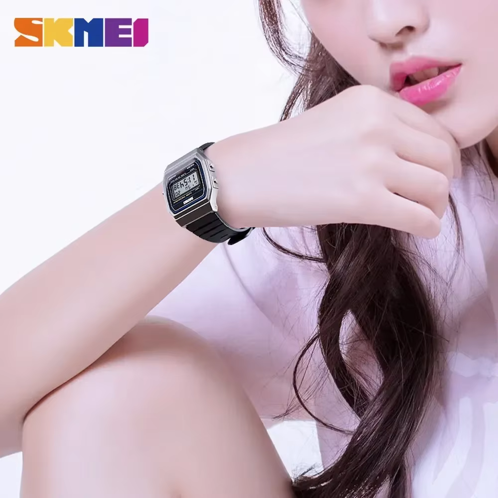 SKMEI 1412 mode femmes montre numérique affichage étanche Date semaine femme montre-bracelet sport Couple montres Relogio Feminino