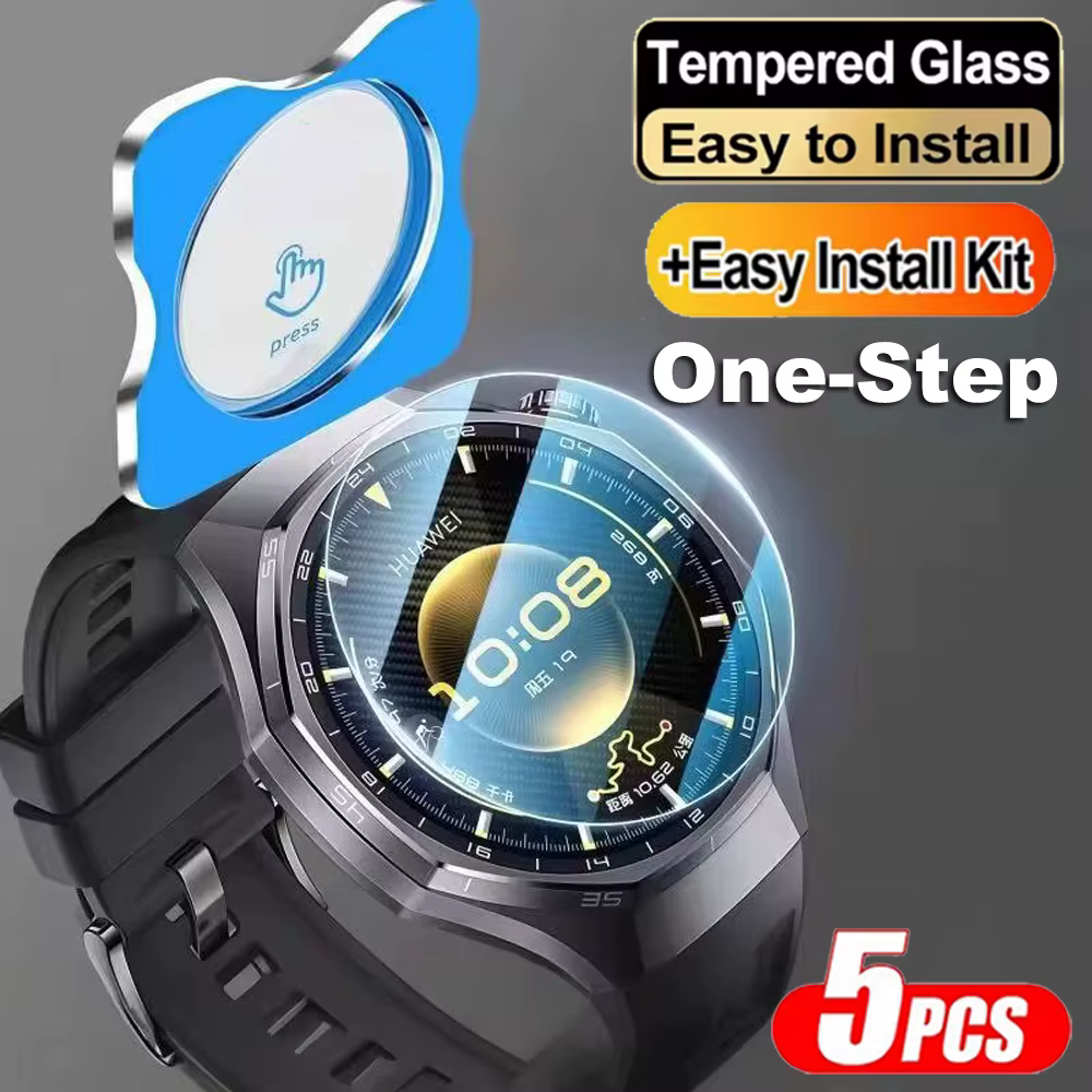 Protecteur d'écran en verre trempé pour Huawei Watch GT 6 Pro 46mm avec outil d'alignement