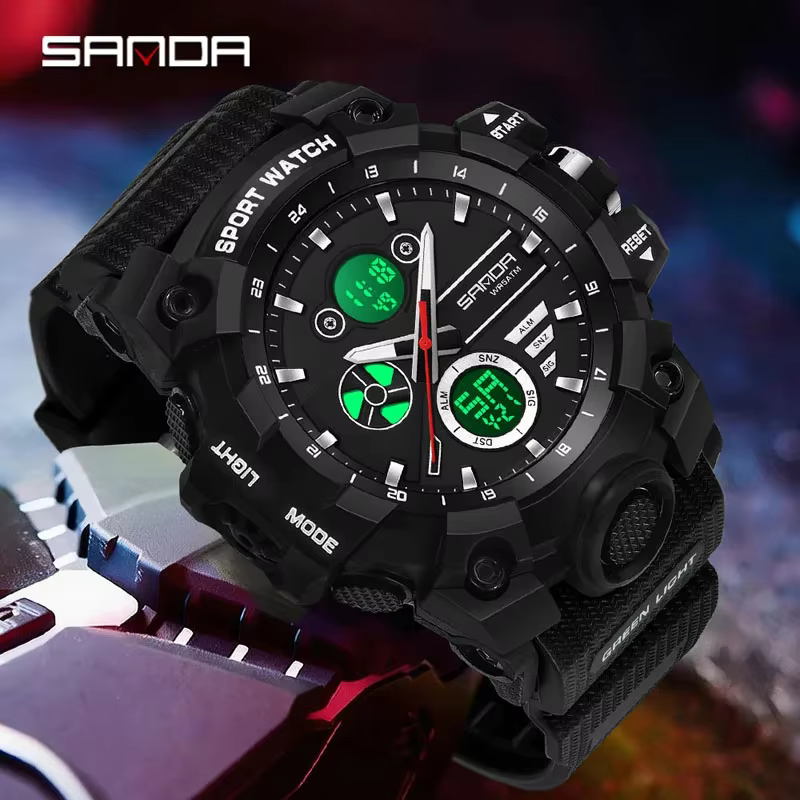 Montre de sport pour homme SANDA