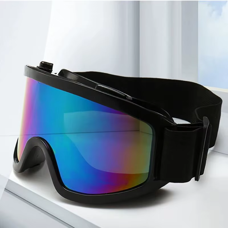 Lunettes de protection pour casque de moto, lunettes de sport de plein air, coupe-vent et anti-poussière, lunettes de ski, lunettes de motocross, anti-émeute, 506