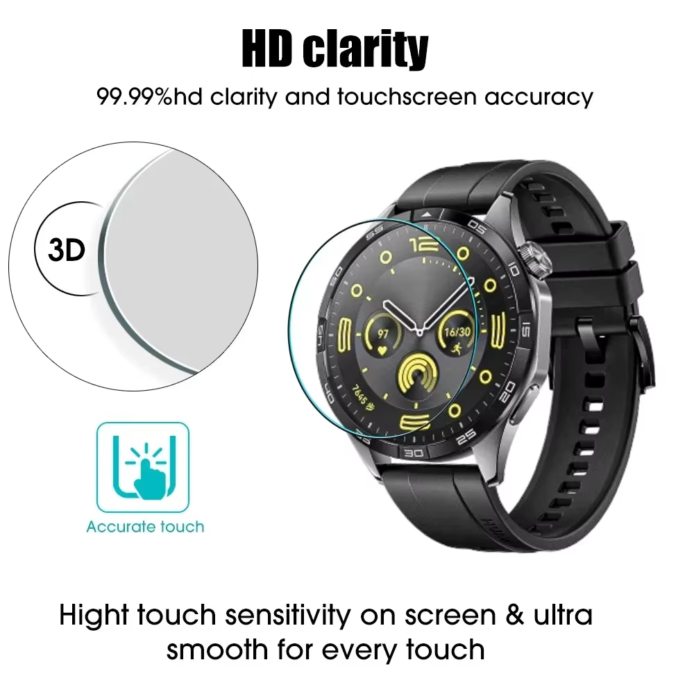 Protecteur d'écran pour Huawei Watch GT 6 5 4 3 2 GT5 GT6 Pro Runner 41MM 42MM 46MM