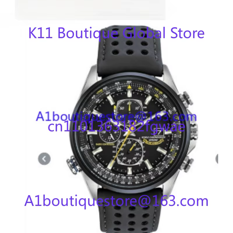 Montre pour homme à quartz Blue Angel avec multifonction à 4 boutons