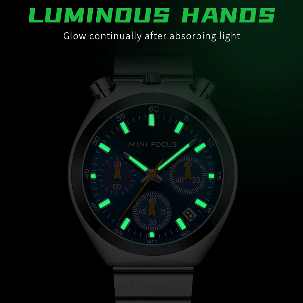 MINI FOCUS-Montre en or pour femmes, bracelet en acier créatif étanche