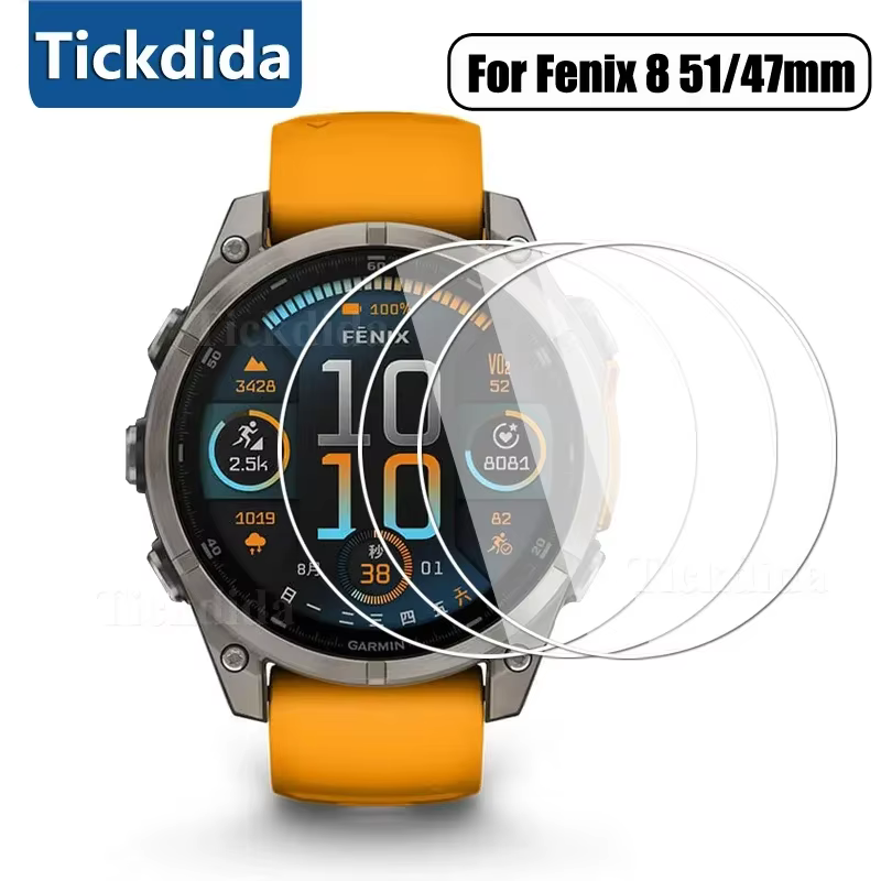 Verre trempé de qualité supérieure 9H pour Garmin Fenix 8