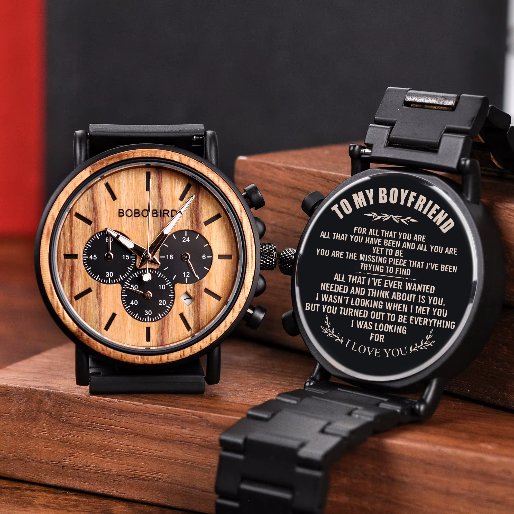 Montre créative avec design et logo personnels