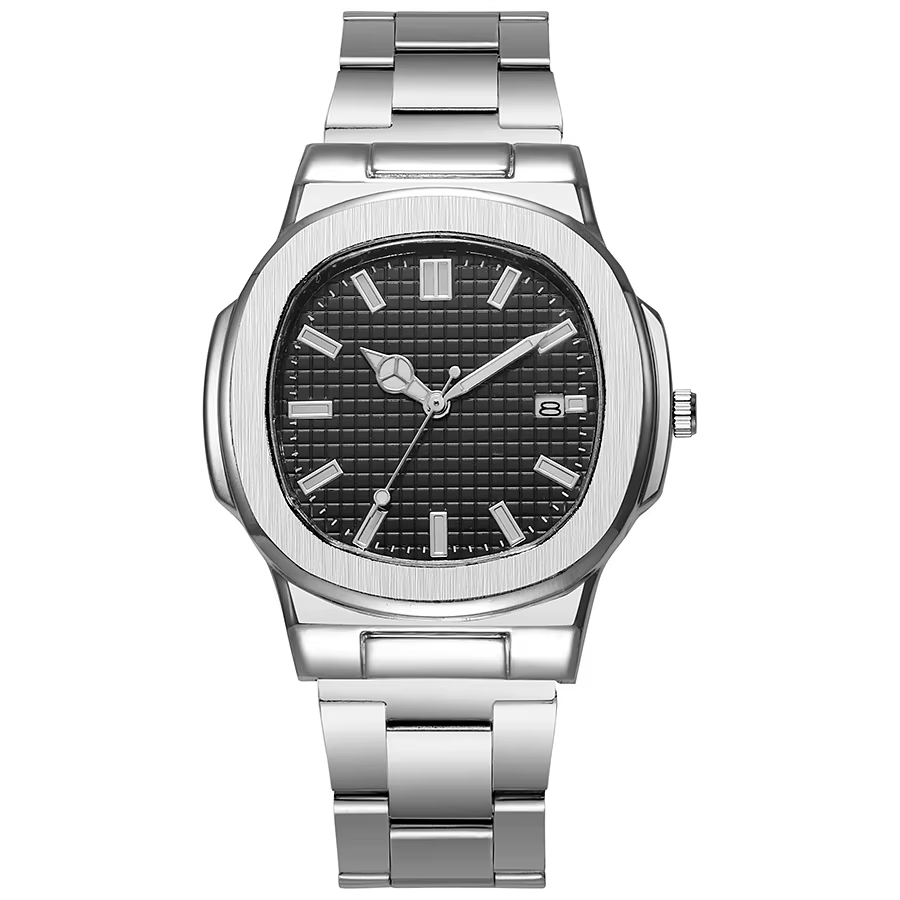 Montres pour hommes, montres carrées tendance pour hommes